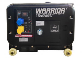 Warrior LDG6500SV 5500W Diesel generator with electric start
