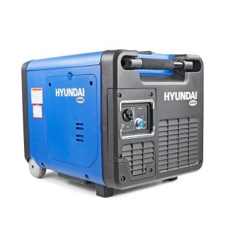 Hyundai HY4500SEI 230V Petrol Driven 4000W 4.0kW 5kVA Portable Silenced Generator