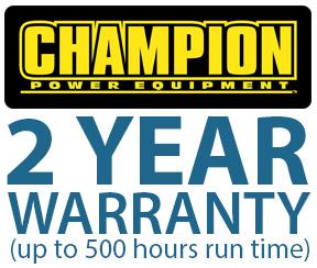 2yr Warrior Champion 500hr warranty