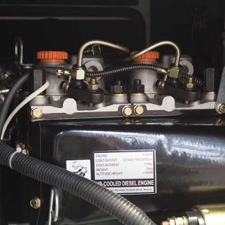 Hyundai DHY12500SE 10kW/12.5kVA 230v Single phase 3000RPM Standby Silenced Diesel Generator