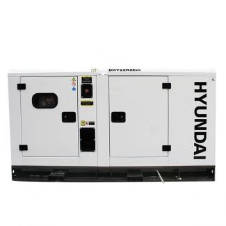 Hyundai DHY22KSEm 1500rpm 27.5kVA / 22kW Single Phase 230v Diesel standby Generator