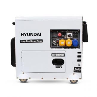 Hyundai DHY8000SELR 7.5kVA 6kW Silenced Long Run Diesel Standby Generator