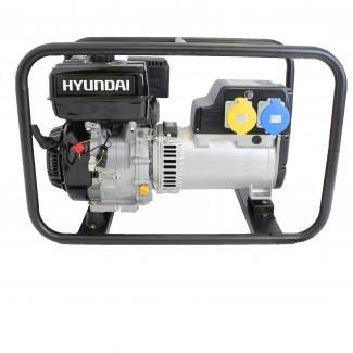 Hyundai HY10000 Hire Pro 7Kw Recoil Start Site Petrol Generator