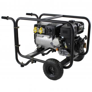 Hyundai HY10000 Hire Pro 7Kw Recoil Start Site Petrol Generator