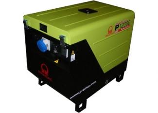 Pramac P12000 230v - 11.9 kVA Super silenced Honda powered petrol generator. 230v only +CONN. Electric Start. AVR. AMF Ready