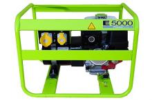 Pramac E5000 5.1kVA / 3.9 kW Honda GX270 powered petrol generator Dual Voltage 230v / 110v