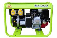 Pramac E4000 - 3.4kVA / 2.6kW Honda GX200 powered petrol generator Dual Voltage 230v / 110v