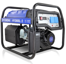 Hyundai 2.2kW / 2.75kVa* Recoil Start Site Petrol Generator | HY2800L-2