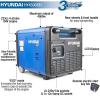 Hyundai HY4500SEI 230V Petrol Driven 4000W 4.0kW 5kVA Portable Silenced Generator